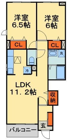 エクセランBの物件間取画像